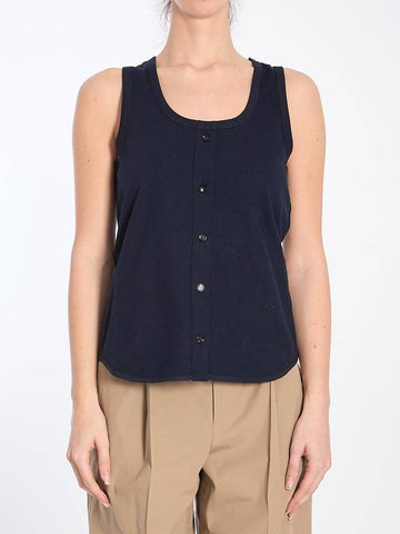 Tank Top With Buttons - BOTTEGA VENETA - BALAAN 1