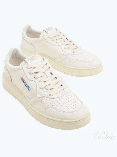 Men's Medalist Leather Low Top Sneakers White - AUTRY - BALAAN 2