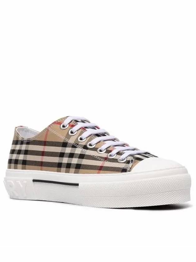 Vintage Check Cotton Sneakers Archive Beige - BURBERRY - BALAAN 3