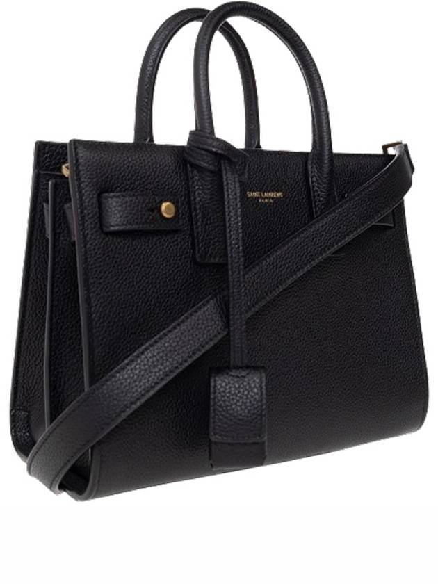 Sac De Jour Tote Bag Black - SAINT LAURENT - BALAAN 3