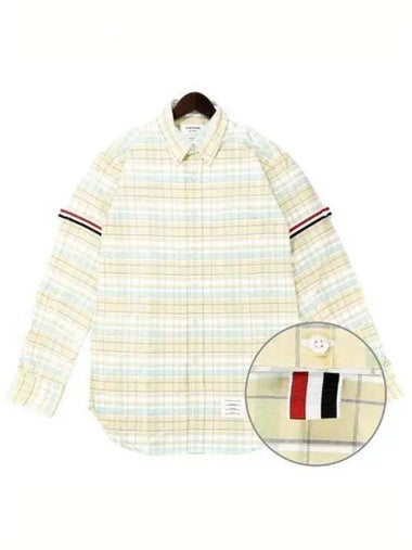 Men s plaid shirt 271061 - THOM BROWNE - BALAAN 1