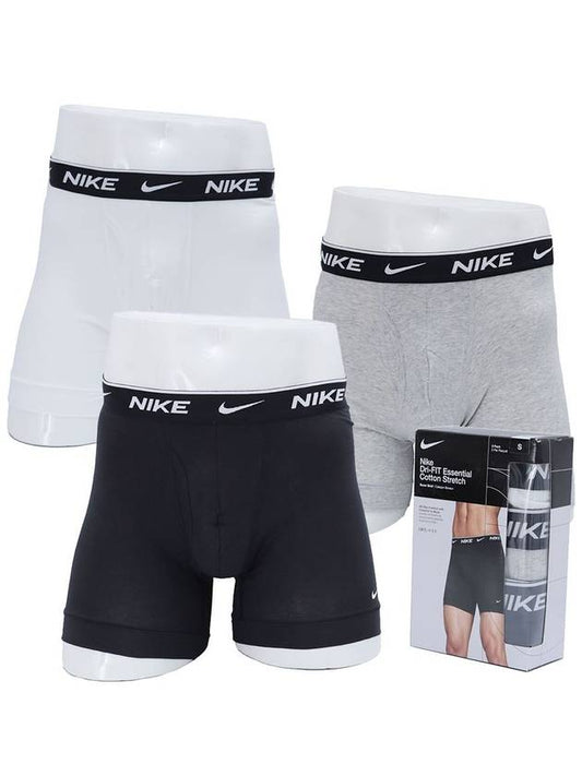 Men s dry fit boxer briefs 3 piece set KE1167 900 - NIKE - BALAAN 1