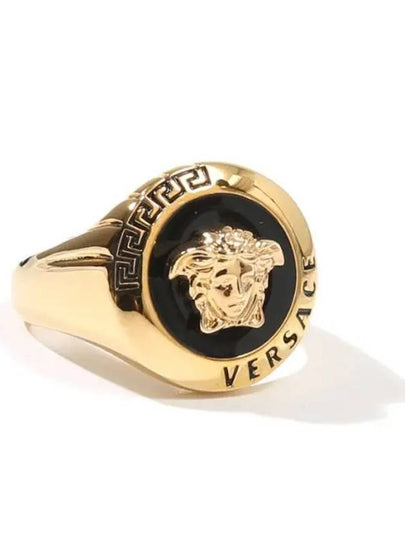 Men's Medusa Logo Ring Gold - VERSACE - BALAAN 2