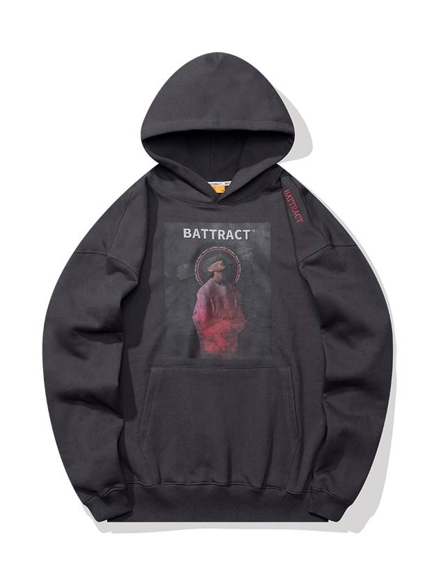 Human Graphic Hoodie Charcoal - BATTRACT - BALAAN 2