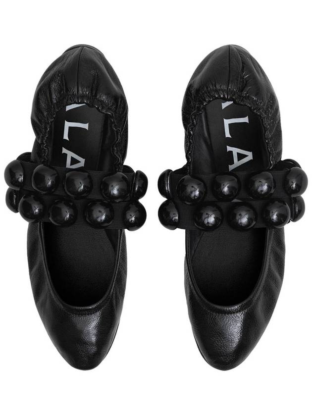 Alaïa Sphere Ballet Flats In Patent Leather Shoes - ALAIA - BALAAN 3