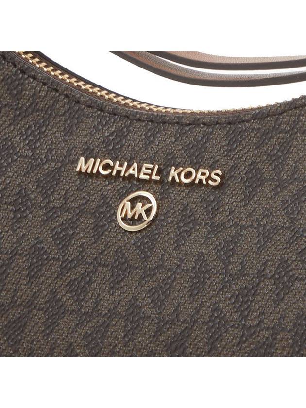 Jet Set Charm Logo Small Shoulder Bag Brown - MICHAEL KORS - BALAAN 8