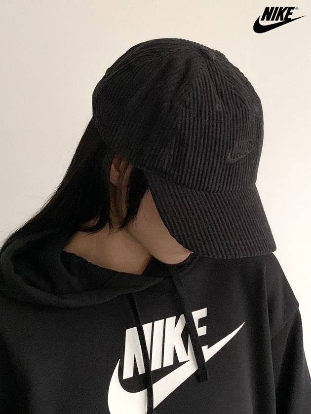 Embroidered corduroy hat unstructured cap ball - NIKE - BALAAN 1