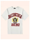 DIY College Medium Fit Short Sleeve T-Shirt White - BALENCIAGA - BALAAN 2