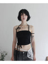 Shirring Strap Tube Top BLACK Women s Sleeveless - RUBATI - BALAAN 5