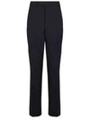 Diagonal Plain Weave Classic Wool Slacks Navy - THOM BROWNE - BALAAN 2