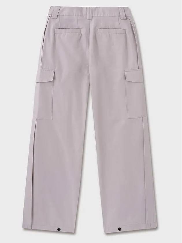 Tencel Cotton Pleates Wide Pants Pink - NOIRER FOR WOMEN - BALAAN 4