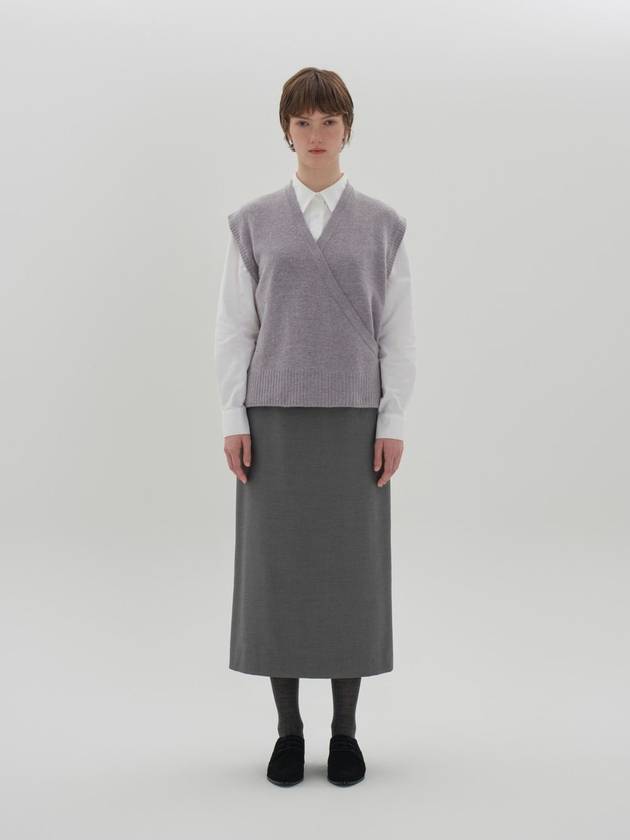 classic H line skirt gray - JUN BY JUN K - BALAAN 3