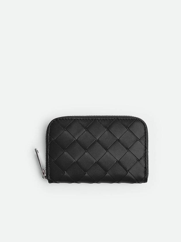 Zipper Coin Purse Black - BOTTEGA VENETA - BALAAN 4