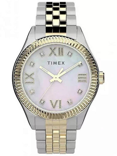 Timex Legacy Quartz Crystal Mother of Pearl Dial Ladies Watch TW2V45600 - TIMEX - BALAAN 1