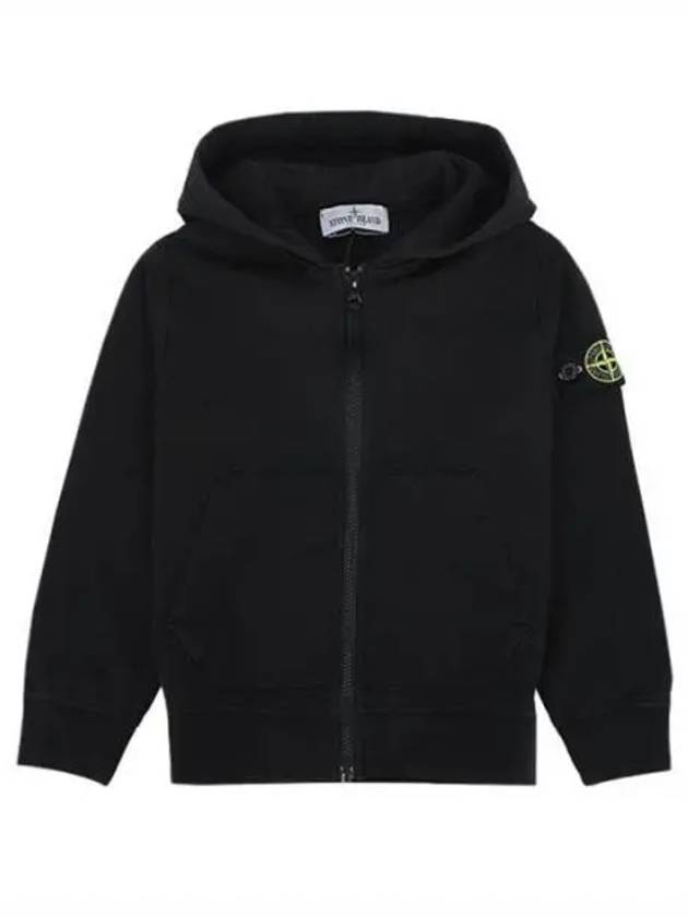 Kids Wappen Patch Hooded Jacket Black - STONE ISLAND - BALAAN 2