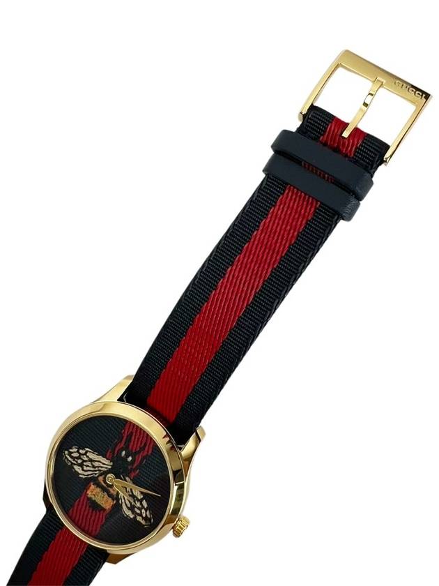 Timeless BEE Web Stripe Watch 561383 - GUCCI - BALAAN 5