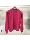 Logo crew neck burgundy - LORO PIANA - BALAAN 1