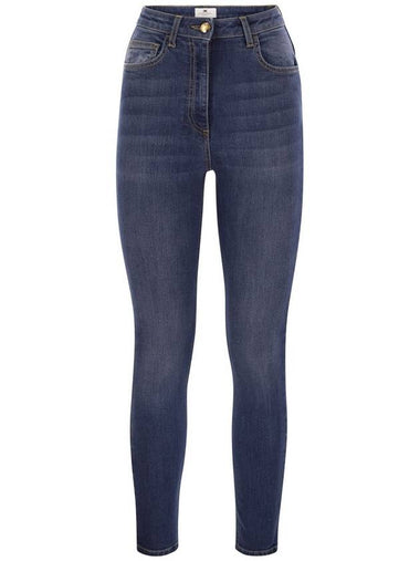 Stretch cotton skinny jeans - ELISABETTA FRANCHI - BALAAN 1