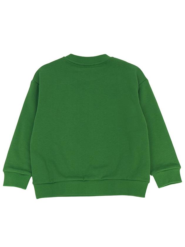 Kids Knit Sweatshirt K60581 719 GREEN - KENZO - BALAAN 3