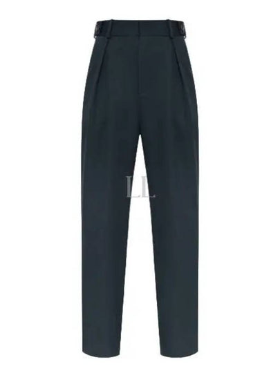 Wool Straight Pants Green - BOTTEGA VENETA - BALAAN 2