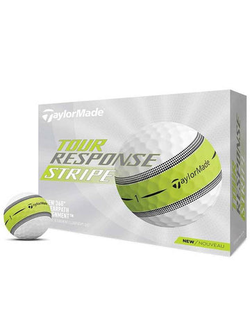 Tour Response Striped 3 Piece 12 Ball Set Golf Ball Free Printing - TAYLORMADE - BALAAN 1