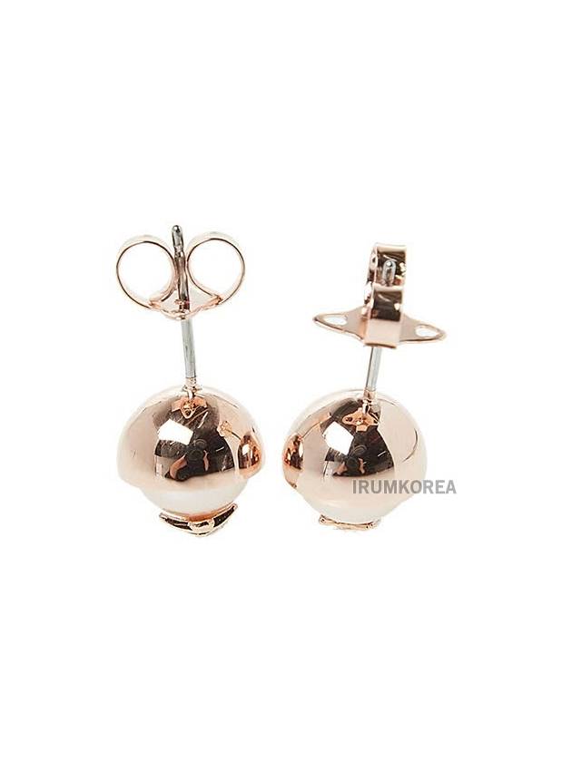 Olga Pearl Small Earrings Pink Gold - VIVIENNE WESTWOOD - BALAAN 4