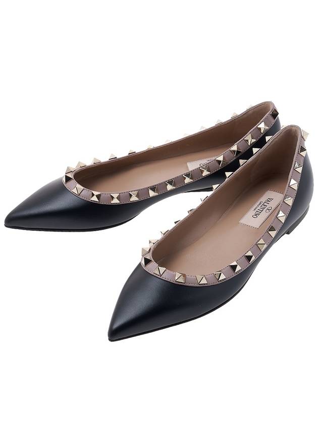 Roman Stud Flat Black - VALENTINO - BALAAN 2