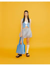 Two way shopper bag blue stripe - PLEATSMAMA - BALAAN 1