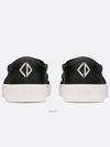 B101 CD Diamond Canvas Smooth Calfskin Sneakers Black - DIOR - BALAAN 7