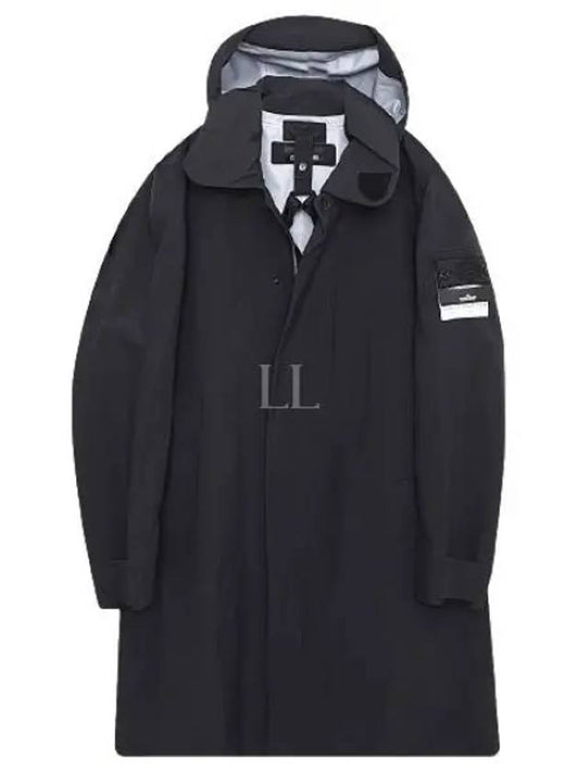 Shadow Gore-Tex Long Single Coat Black - STONE ISLAND - BALAAN 2