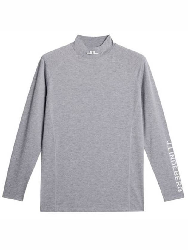 Men's Aelo Soft Compression Long Sleeve T-Shirt Grey - J.LINDEBERG - BALAAN 2