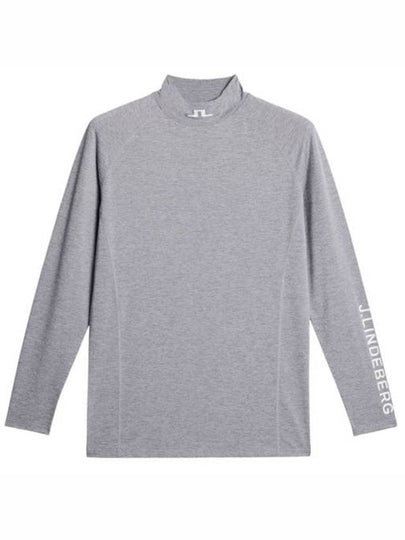 Men's Aelo Soft Compression Long Sleeve T-Shirt Grey - J.LINDEBERG - BALAAN 2