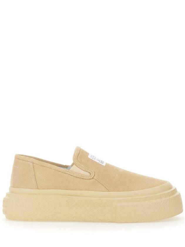 Mm6 Maison Margiela Leather Sneaker - MAISON MARGIELA - BALAAN 1