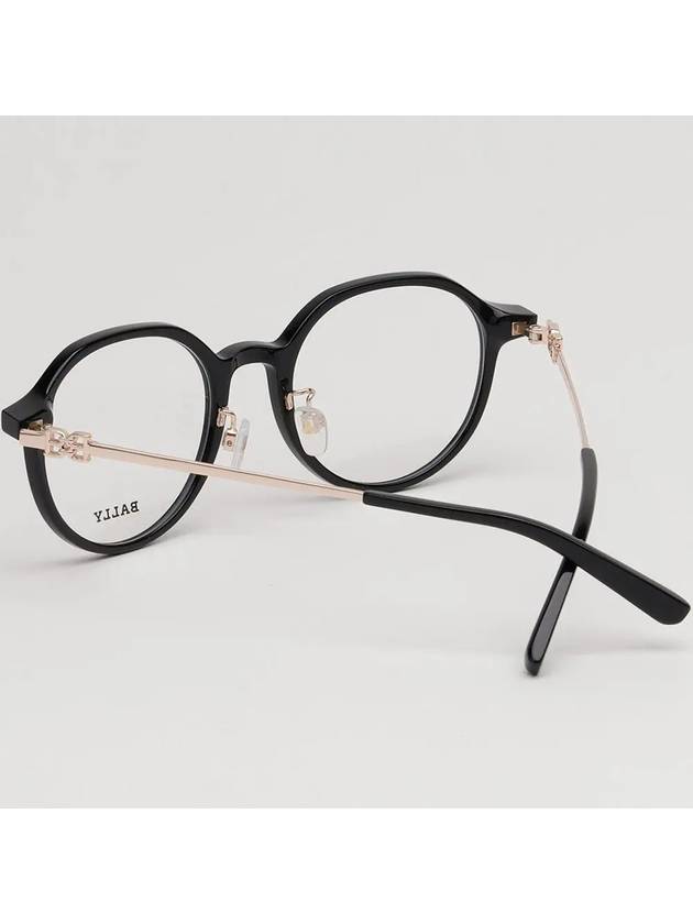 Glasses frame BY5071H 001 black horn rim light round - BALLY - BALAAN 4