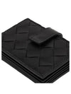 Intrecciato Accordion Card Wallet Black - BOTTEGA VENETA - BALAAN 5