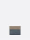 Saddle Grained Calfskin Card Holder Brown Deep Grey - DIOR - BALAAN 4