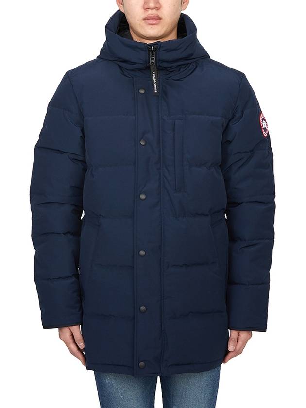 Carson Hooded Padding Parka Atlantic Navy - CANADA GOOSE - BALAAN 2