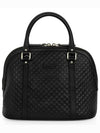 Micro GG Ssima Dome Tote Bag Black - GUCCI - BALAAN 3