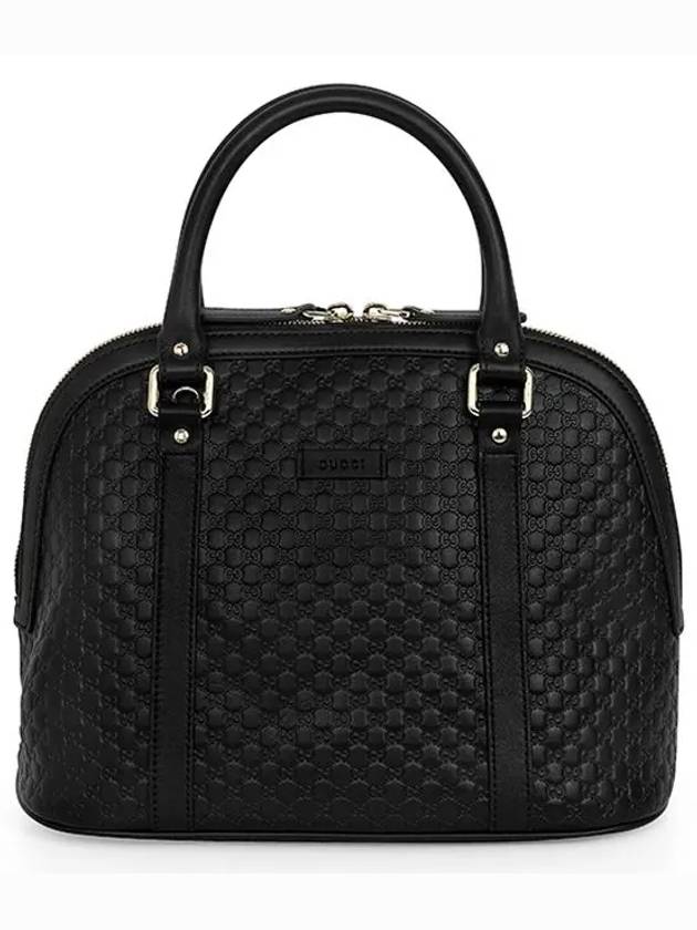 Micro GG Ssima Dome Tote Bag Black - GUCCI - BALAAN 3