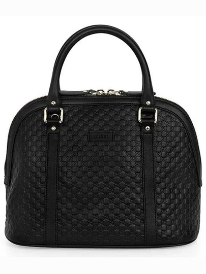 Micro GG Ssima Dome Tote Bag Black - GUCCI - BALAAN 2