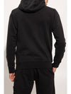 Logo Print Cotton Sweatshirt Black - STONE ISLAND - BALAAN 3