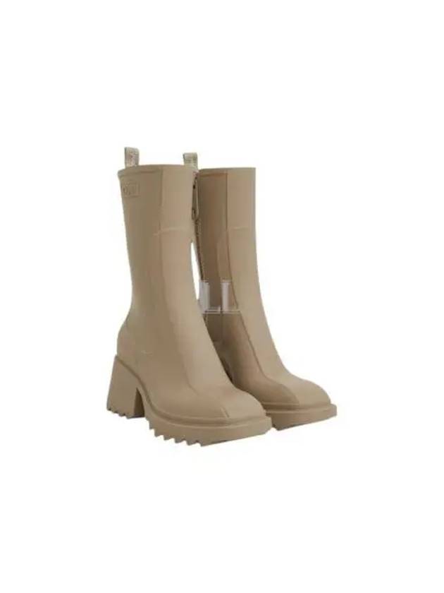 Betty Chunky Sole Rain Boots Beige - CHLOE - BALAAN 2