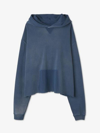 Organic Cotton Logo Hoodie Blue - MAISON MARGIELA - BALAAN 2