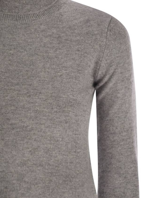 Sestri Cashmere Turtleneck Gray - MAX MARA - BALAAN 5