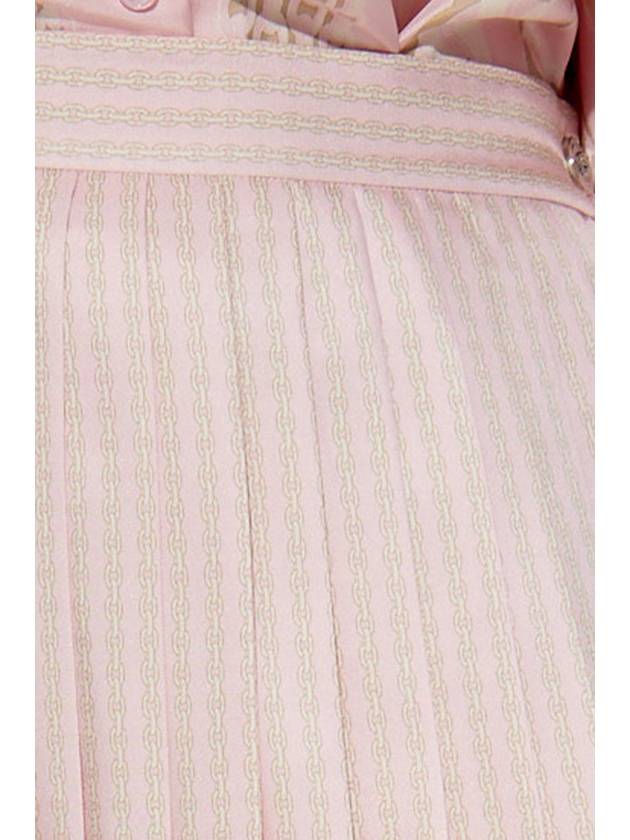 Versace Pleated Silk Skirt, Women's, Pink - VERSACE - BALAAN 5