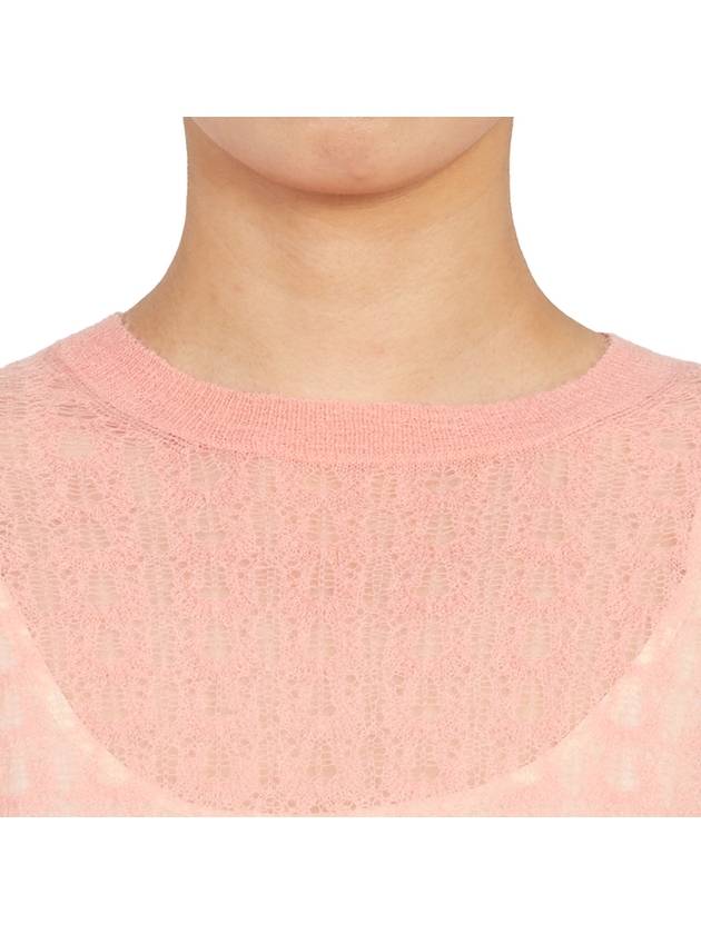 Palato Knit Top Pink - MAX MARA - BALAAN 7