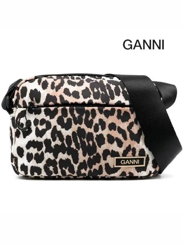 Tech Festival Cross Bag Leopard - GANNI - BALAAN 3