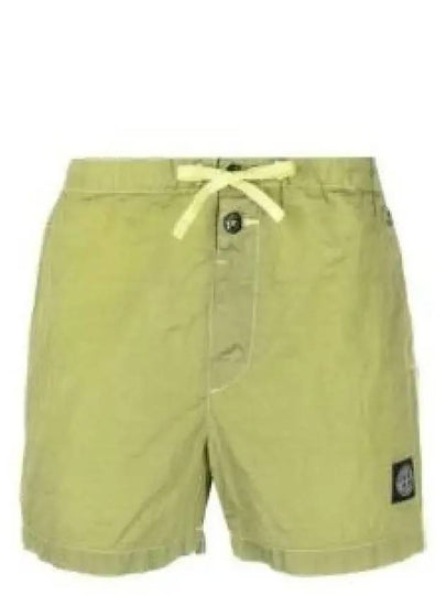 Swimming Nylon Trunk Shorts Lemon Green - STONE ISLAND - BALAAN 2