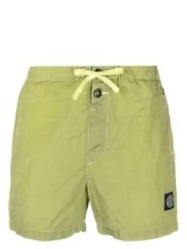 Swimming Nylon Trunk Shorts Lemon Green - STONE ISLAND - BALAAN 2