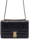 Lola Quilted Lambskin Small Shoulder Bag Black - BURBERRY - BALAAN 2